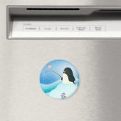 Pingouins à trois problèmes - aimant (In Situ (Lave-vaisselle))