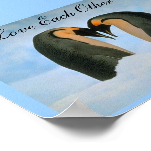 Pingouins - Aimez-vous l'autre Poster (Coin)