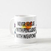 Pingouins avec la tasse d'armes (Devant gauche)