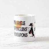 Pingouins avec la tasse d'armes (Centre)