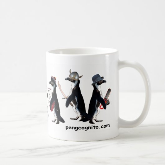 Pingouins avec la tasse d'armes (Droite)
