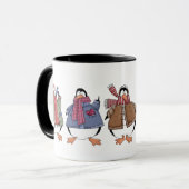 Pingouins Christmas Mug (Devant gauche)