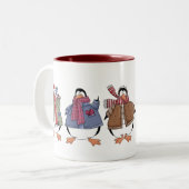 Pingouins Christmas Mug (Devant gauche)