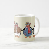 Pingouins Christmas Mug (Devant droit)