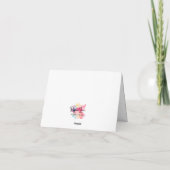 Pingouins de Noël Carte de vacances pliée (Dos)