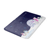 Pingouins et tapis de bain d'ours blancs (Angle)