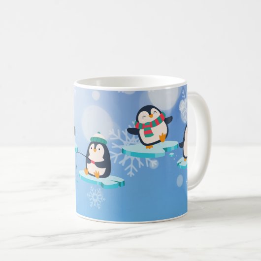 Pingouins Mug (Devant droit)