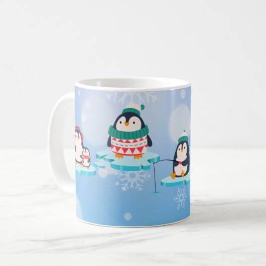 Pingouins Mug (Devant gauche)