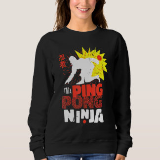 Pingpong Ninja-tafeltennis Trui