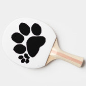 Pingpong Paddle - rechter polydactylpawprint Tafeltennisbatje (Zijkant)