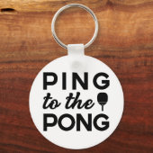 pingpong - pingel aan pong sleutelhanger (Voorkant)