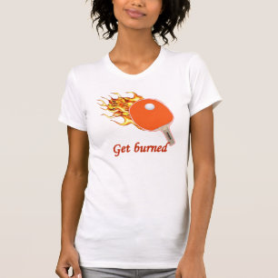 Pingpong verbranden t-shirt