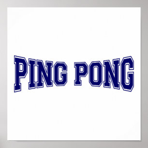 pingpongstijl poster