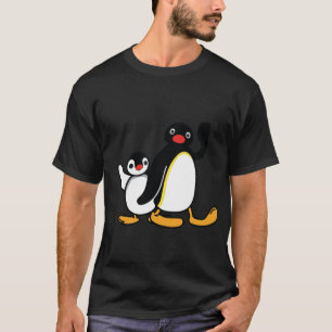 Pingu grappig meisje t-shirt