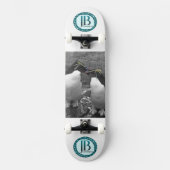 Pinguïkleurensplash Skateboard (Voorkant)