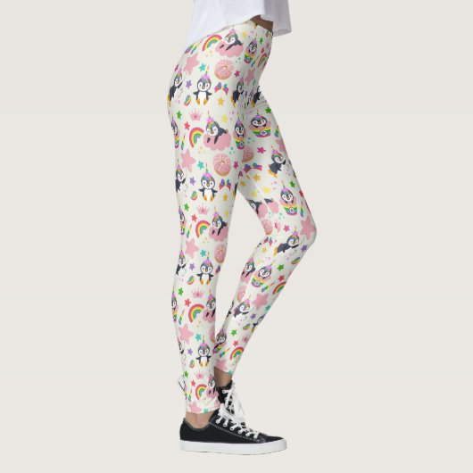 Pinguim Unicórnio Leggings (Rechts)
