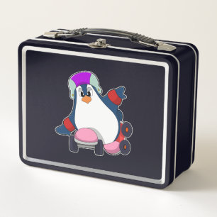 Pinguïn als gealigneerde Skater met gealigneerde S