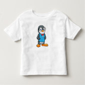 Pinguïn als Nerd met bril Kinder Shirts (Voorkant)