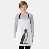 Pinguïn als piraat met Pet Schort (Gedragen)