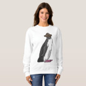 Pinguïn als piraat met Pet Trui (Voorkant volledig)