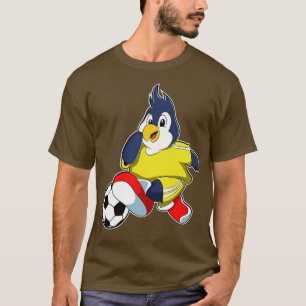Pinguïn als speler met bal 1 t-shirt