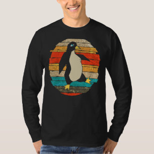 Pinguïn Antarctica Zoo Vogeldier Retro Pinguïn T-shirt