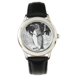 Pinguin Armbanduhr für Kinder Horloge