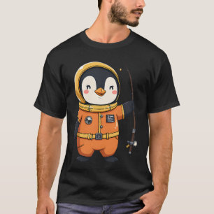 Pinguïn Astronaut Visavontuur T-shirt