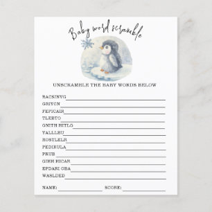 Pinguïn - Baby Word Scramble