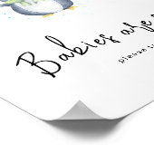 Pinguïn - Baby's zijn zoet Poster (Hoek)