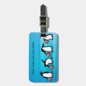 Pinguïn Bagage Label (Voorkant verticaal)
