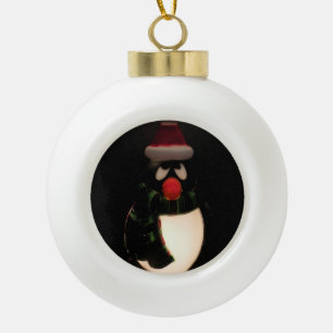 Pinguïn Bal Kerstversiering Keramische Bal Ornament