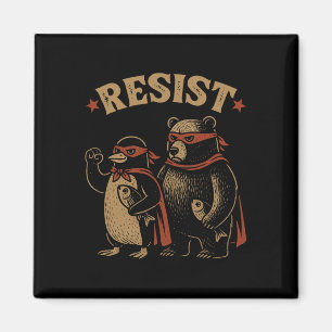 Pinguïn Beer Flippers Up Weerstaan Grappige Pinguï Magneet