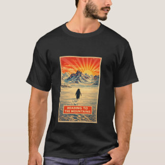 pinguïn berg t-shirt
