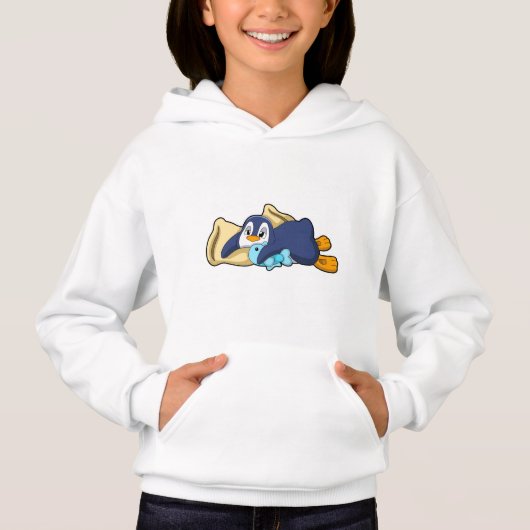 Pinguïn bij slapen met piloot (Voorkant)