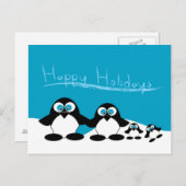 pinguïn briefkaart (Voorkant / Achterkant)