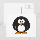 Pinguïn Briefkaart (Voorkant / Achterkant)