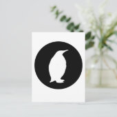 pinguïn briefkaart (Staand voorkant)
