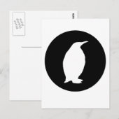 pinguïn briefkaart (Voorkant / Achterkant)