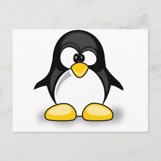 Pinguïn Briefkaart (Voorkant)