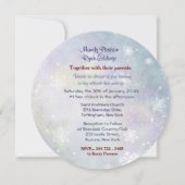 Pinguïn bruid en bruidegom bruiloft - Circle Kaart (Achterkant)