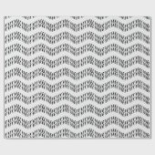 Pinguïn Chevron Cadeaupapier (Vlak)