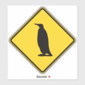 Pinguïn Crossing Sticker (Vel)