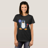 Pinguïn Darts Dart T-shirt (Voorkant volledig)