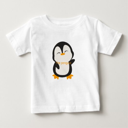 pinguïn design T-shirt voor kinderen uniek design (Voorkant)