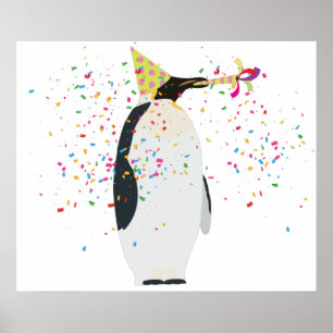 Pinguïn - Dieren met een partij Poster