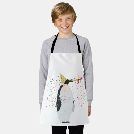 Pinguïn - Dieren met een partij Schort (Gedragen)