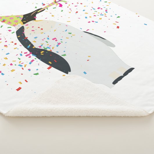 Pinguïn - Dieren met een partij Sherpa Deken (3/4)