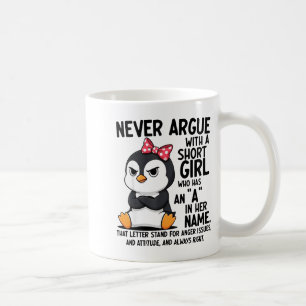 Pinguïn Discussieert Nooit Met Een Klein Meisje Ge Koffiemok