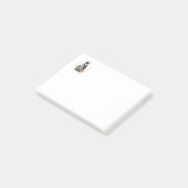 Pinguïn Dragen Hockey Gear Post-it® Notes (Schuin)